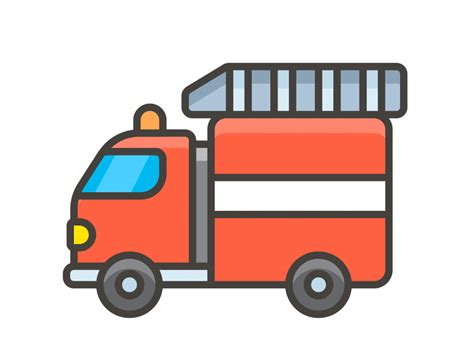Fire Engine Emoji Icon Png Transparent Emoji