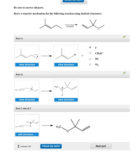 Solved Be Sure To Answer All Parts Draw A Stepwise Mechanism Chegg