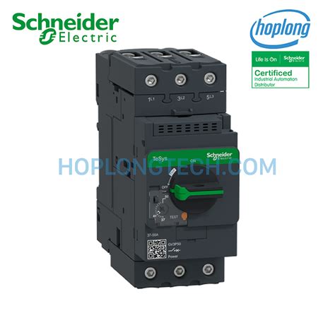 Cầu dao bảo vệ động cơ GV3P50 Schneider 690VAC IP20 22kW 3P