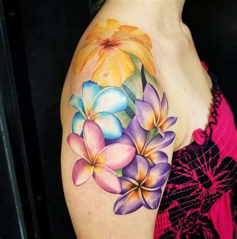 Single Plumeria Flower Tattoo | Best Flower Site