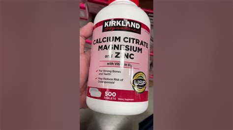 Calcium Citrate 500 Ct On Sale In Costco Exp June 11 2023 Costco Youtube