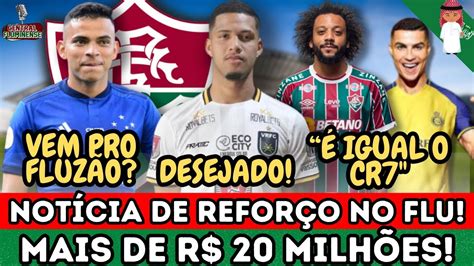 Not Cia Sobre Refor O No Fluminense Atacante Pode Sair Do Flu Marcelo