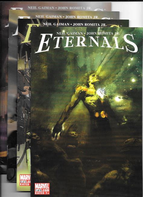 Eternals 1 2 3 4 Neil Gaiman Ikaris Sirsi Eternals Marvel Mcu Movie Etsy