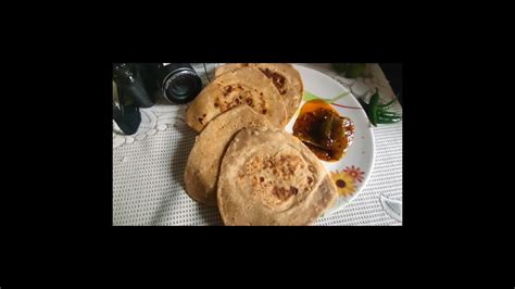 Kachi Keri Sabji Keri Ki Lunji With Paratha Breakfast Lunch Youtube