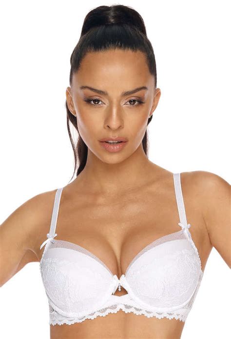 Biustonosz push up biały Angel M 3329 11 70F MAT Lingerie Moda