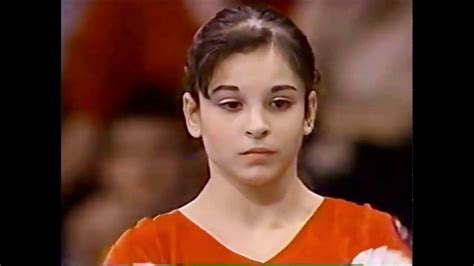 Corina Ungureanu With The Top Score On Floor Exercise From The 1997 International Team