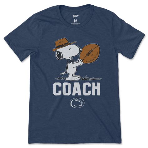 Peanuts x Penn State Football Coach Tee | Officially Licensed | Vintage