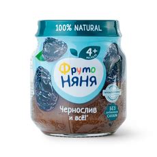 Пюре «ФрутоНяня» чернослив и всё с 4 месяцев — купить с доставкой из ...