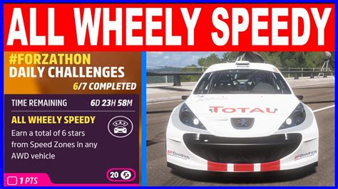 Forza Horizon All Wheely Speed Forzathon Daily Challenges Earn A