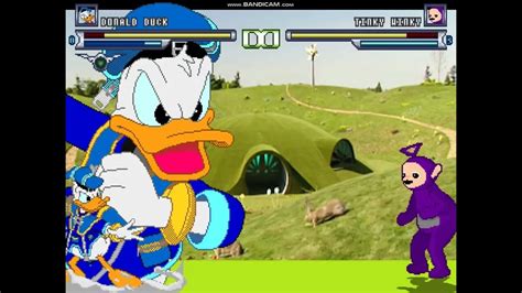 Mugen Donald Duck Vs Tinky Winky Youtube