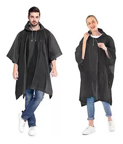 Ponchos De Lluvia Paquetes Para Adultos Con Capucha Cuotas Sin Inter S