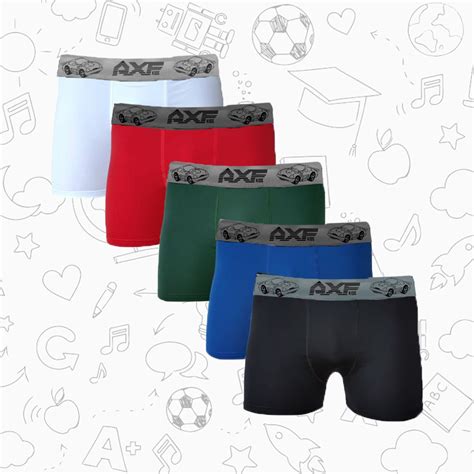 Kit Cuecas Box Boxer Infantil Micro Fibra Shopee Brasil