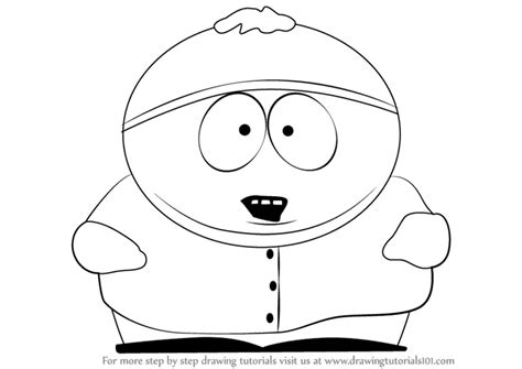 How To Draw Eric Cartman From South Park South Park Step By Step