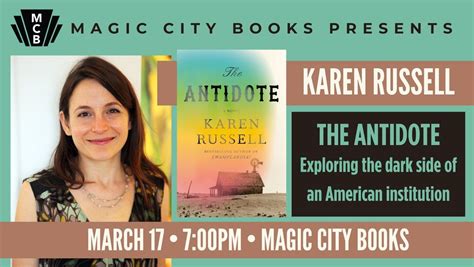 Modern Masters An Evening With Karen Russell Magic City Books Tulsa