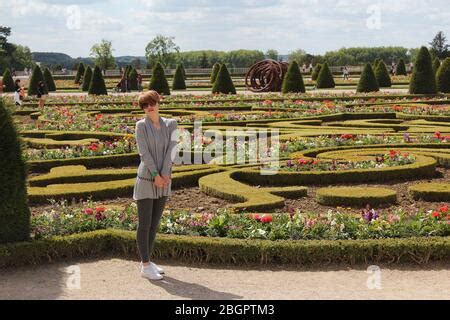 Jardin et parc parterre du Midi Château de Versailles Île de France