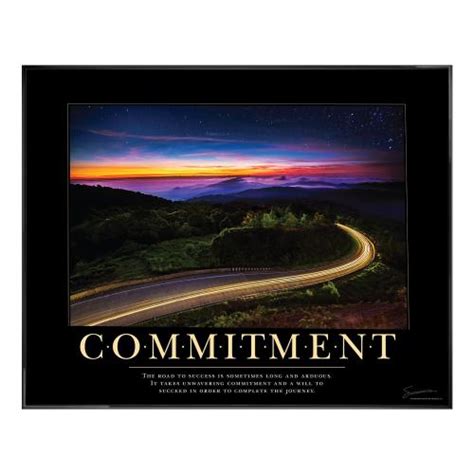 Commitment Highway Motivational Poster 751677 | Successories