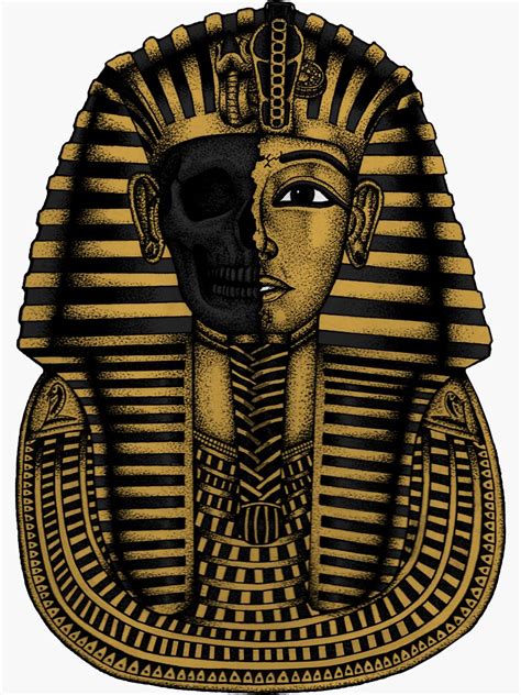 "Tutankhamun" Sticker for Sale by KH-Designs | Redbubble