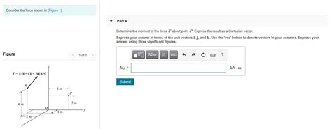 Solved Consider the force shown in (Figure 1). Part A | Chegg.com