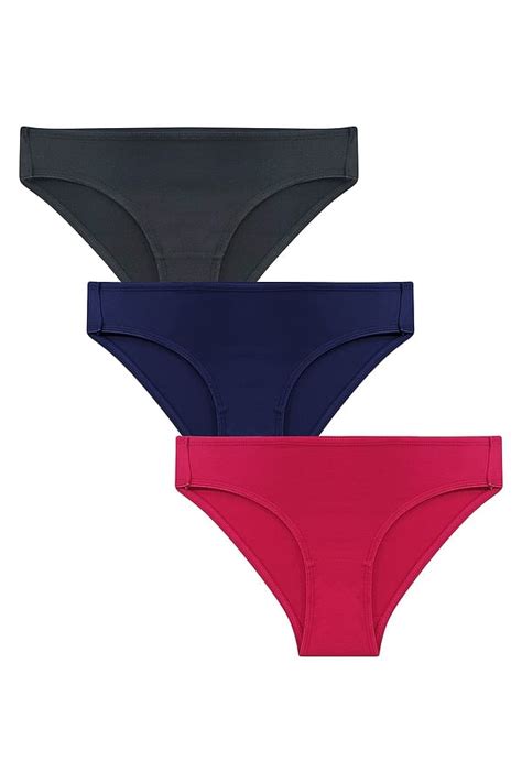 Buy Pack Of Cotton Low Waist Bikini Panties Online India Best Prices