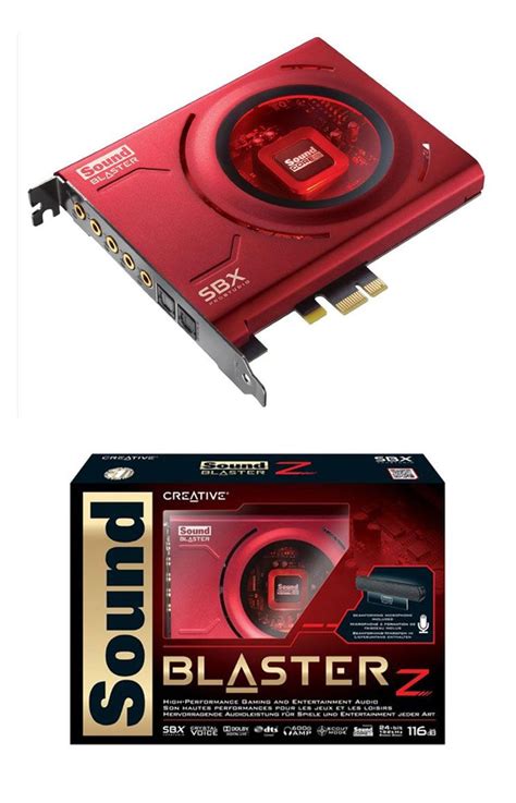 Creative Sound Blaster Z SBX PCIE Sound Card with Beamforming Mic ...