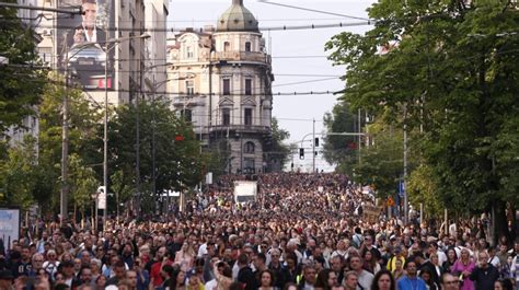 U Beogradu Danas Osmi Protest Srbija Protiv Nasilja Politika