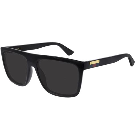 Gucci Gg0748s 001 Sunglasses Black Mainline Menswear