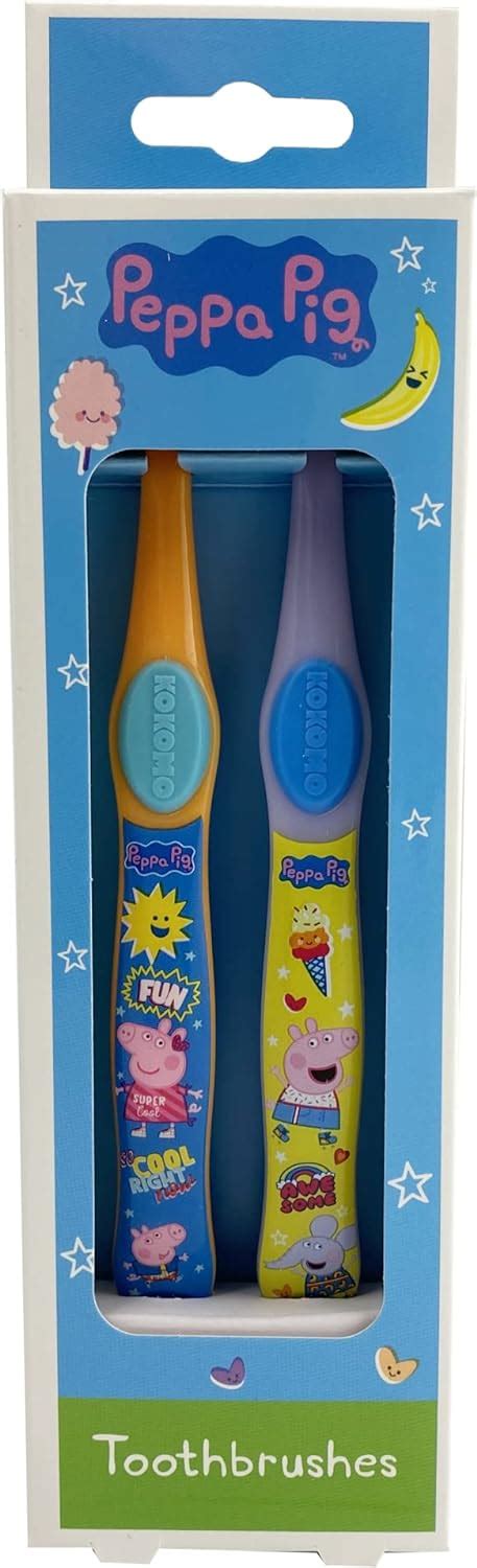 Peppa Pig Toothbrush Twin Pack Amazon Au Health Household