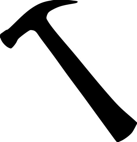 SVG > tool equipment hammer grey - Free SVG Image & Icon. | SVG Silh