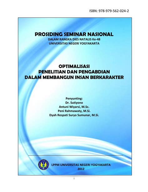 PDF PROSIDING SEMINAR NASIONAL Staffnew Uny Ac Idstaffnew Uny Ac Id