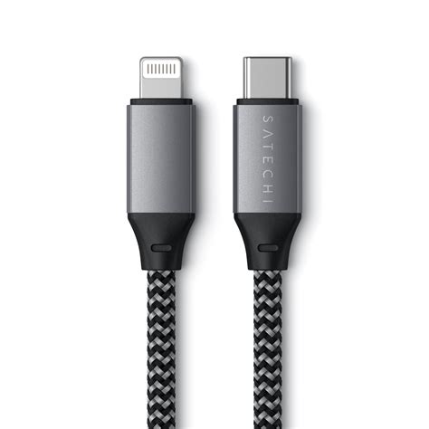 USB-C to Lightning Cable - 10 inches | Satechi - Apple and PC Accessories