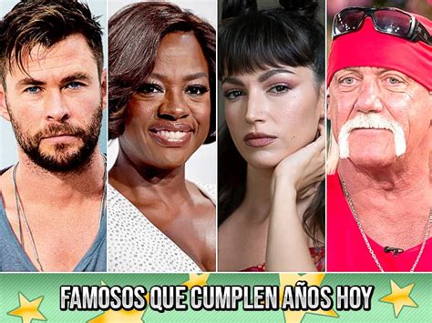 Famosos que cumplen años hoy 11 de agosto CINE