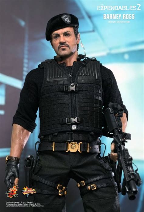 The Expendables Barney Ross Sylvester Stallone Figurine Cm Hot Toys Mms