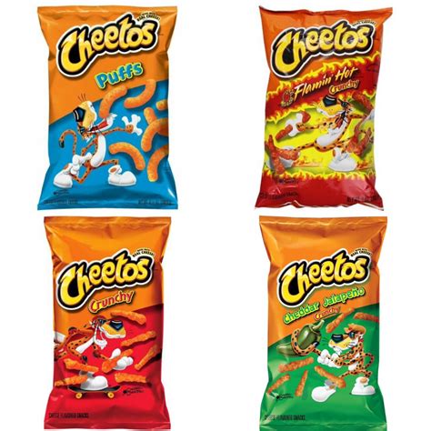 H Ng M Snacks Cheetos V Puffs Crunchy Flamin Hot Crunchy Cheddar Jalapeno Crunchy Flamin Hot