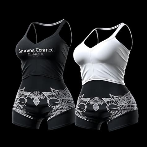 Premium Photo Isolated Of Bikini Smooth Fabric Satin String Sides On Black Background White