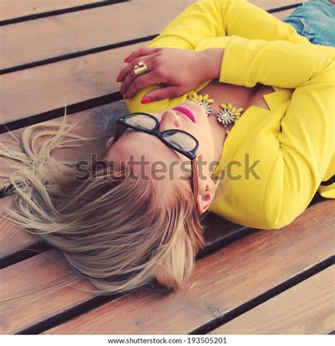 Fashion Photo Sexy Blonde Posing On Stock Photo 193505201 Shutterstock