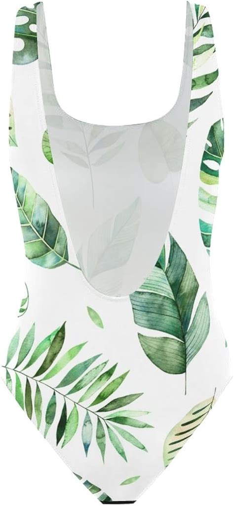 Buy Hengpai Spring Green Hylaea Floral Bikini One Piece High Cut Low Back Swimwear For Women