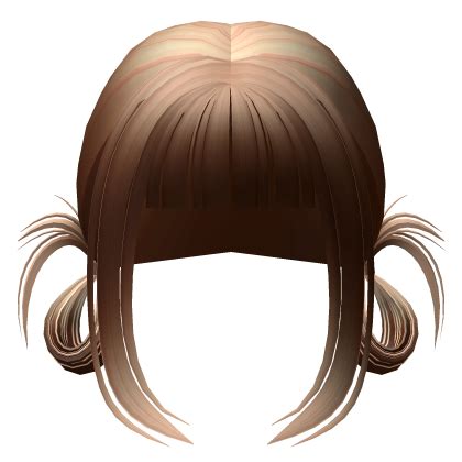 Brown W Blonde Soft Lazy Tied Pigtails Roblox