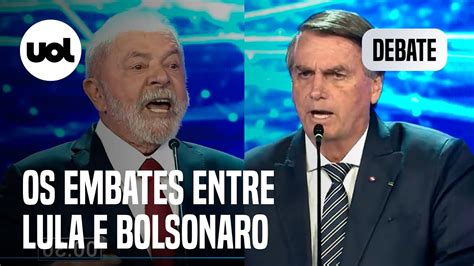 Debate Os Embates Entre Bolsonaro E Lula Durante O Debate Presidencial