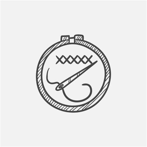 Cross Stitch Hoop Illustrations Royalty Free Vector Graphics And Clip