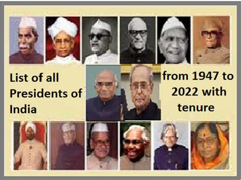 List Of Presidents Of India From 1950 To 2022 15th 46 Off