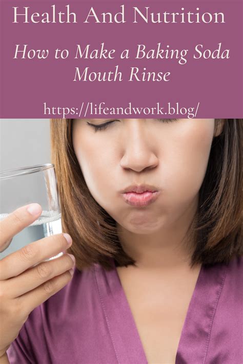 How To Make A Baking Soda Mouth Rinse