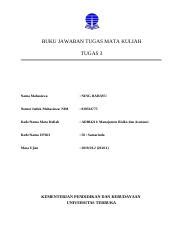 Bjt Umum Tugas Adbi Docx Buku Jawaban Tugas Mata Kuliah Tugas