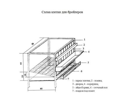 Клетки для бройлеров: размеры и чертежи, как сделать своими руками на ...