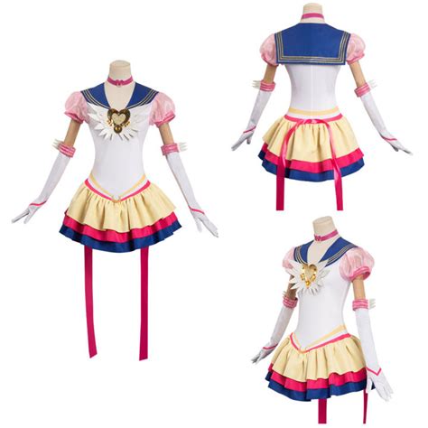 Anime Tsukino Usagi Bishoujo Senshi Sailor Moon Cosmos Cosplay Cosplay Costume Outfits Halloween