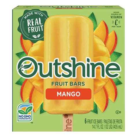 Nestle Outshine Mango Fruit Bars - Shop Bars & Pops at H-E-B