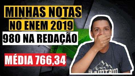 MINHAS NOTAS NO ENEM 2019 REAÇÃO HIAGO STOFELLES YouTube