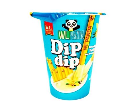 Wl Panda Dip Dip Creamy Vanilla Dip Biscuit Snack 30g