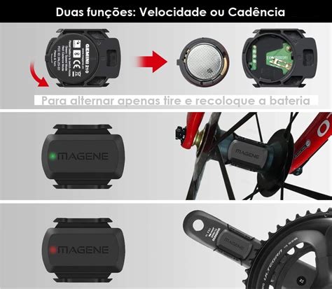 Sensor Ant Magene S Cad Ncia Velocidade Bluetooth Mercado Livre