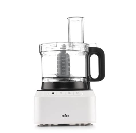 Braun PurEase Food Processor, 800W, 2 Speeds+Pulse, 2.1L Bowl,White ...