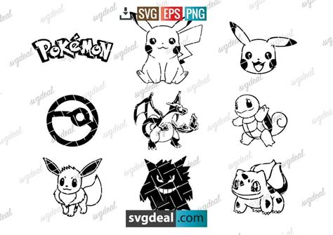 √ 17 Free Pokemon Svg Files For Your Project Free Svg Files Pokemon